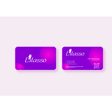 ''LİLASSO'' MARKASI İÇİN LOGO-KARTVİZİT yarışmasına tasarımcı grfkismail tarafından sunulan  tasarım