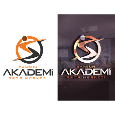 Samsun Akademi markasını oluşturmak  yarışmasına tasarımcı A.Güler tarafından sunulan  tasarım