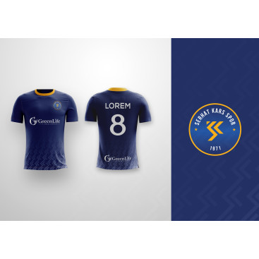 SERHAT KARS SPOR FK FORMA yarışmasına tasarımcı met.emin tarafından sunulan  tasarım 