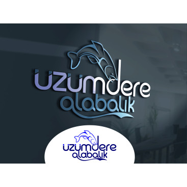 alabalık firması için logo tasarımı yarışmasına tasarımcı kursunkalem tarafından sunulan  tasarım 