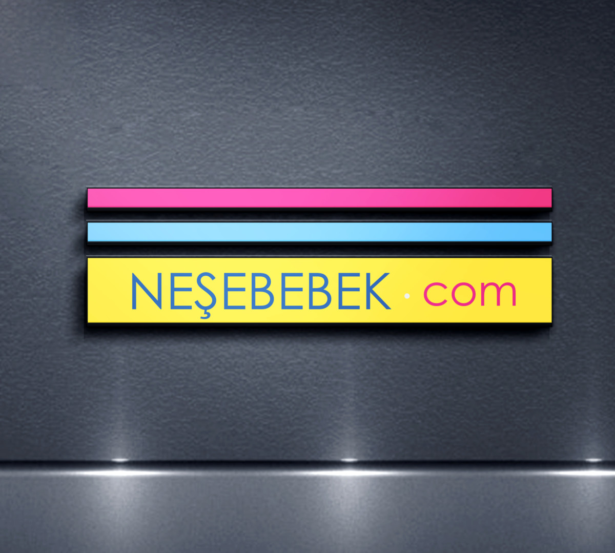 Tasarlayan ZulalKaplan-NeşeBebek.com Logo Tasarımı 355x100 px