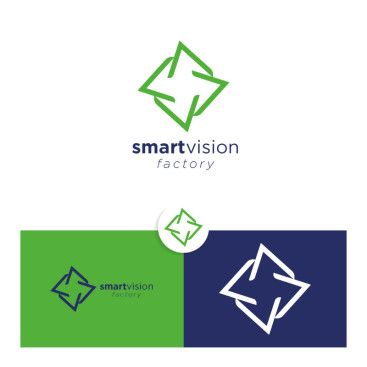 Smart Vision Factory için Logo Tasarımı yarışmasına tasarımcı fatihyilmaz tarafından sunulan  tasarım 