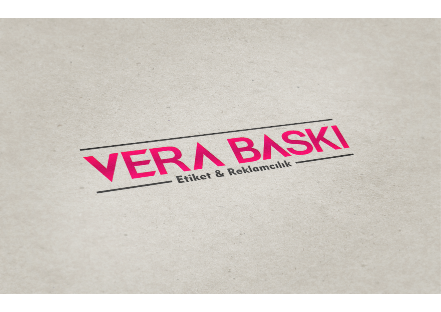 VERA BASKI ETİKET ve REKLAMCILIK SAN TİC yarışmasına tasarımcı SD™ tarafından sunulan  tasarım 