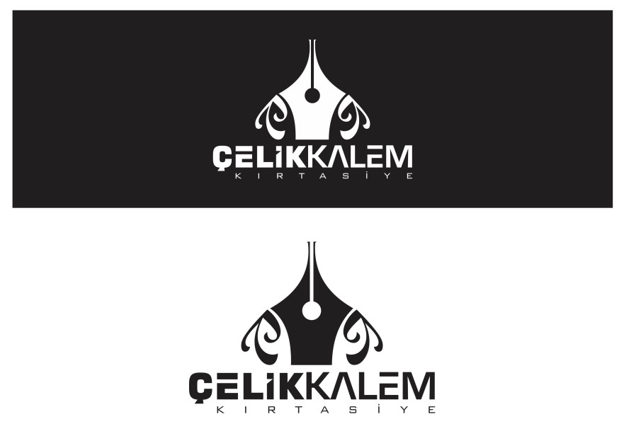 ÇELİK KALEM KIRTASİYE LOGO TASARIM  yarışmasına tasarımcı RΛPİDO ™ tarafından sunulan  tasarım 