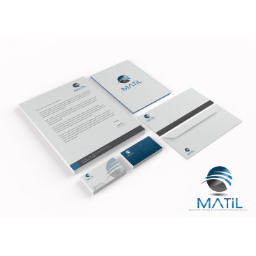 MATİL A.Ş Logo ve Kurumsal Kimlik  yarışmasına tasarımcı yeliztasarım tarafından sunulan  tasarım 