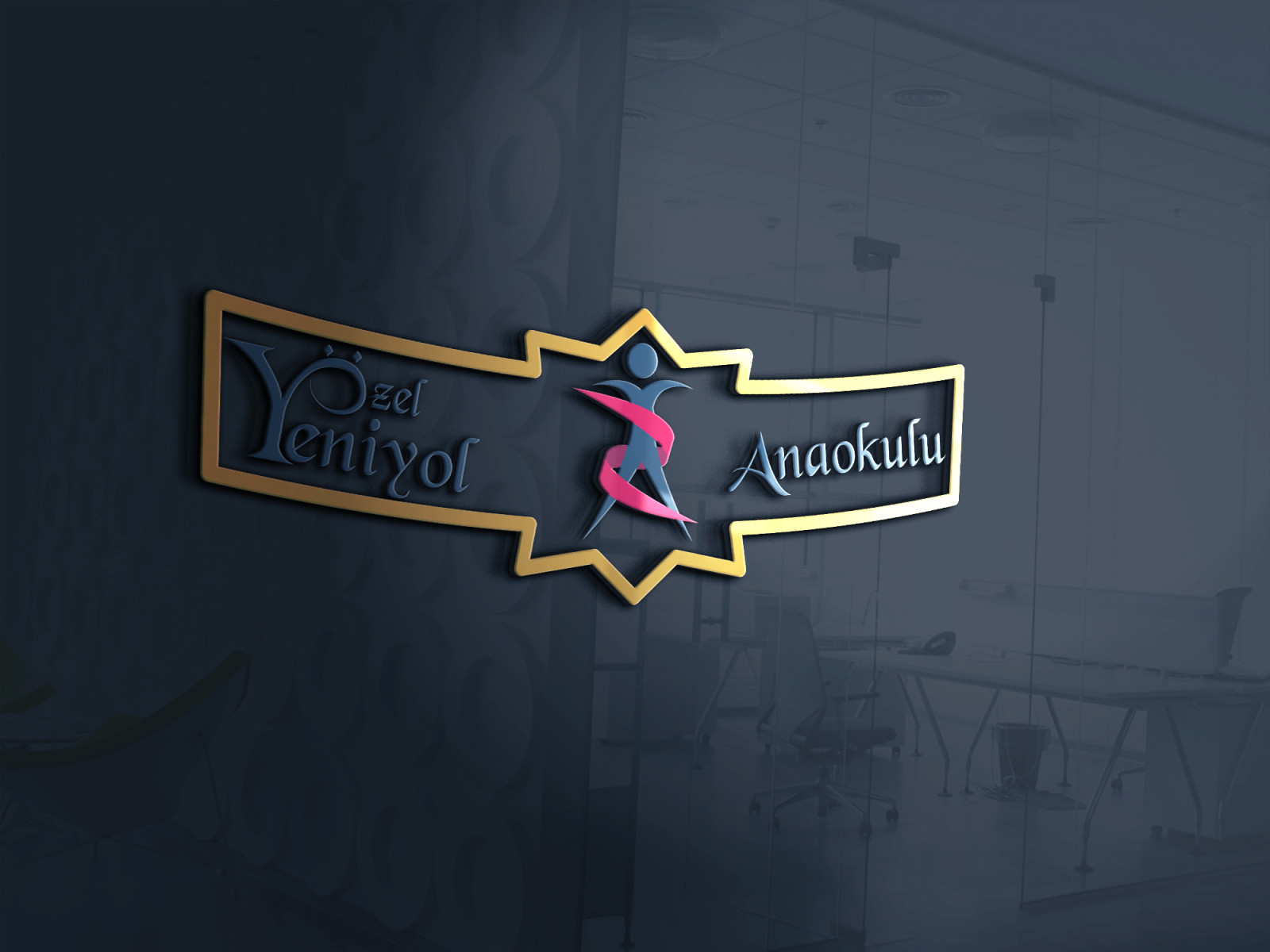 Tasarlayan designing-yeniyol anaokulumuza dikkat çekici logo 