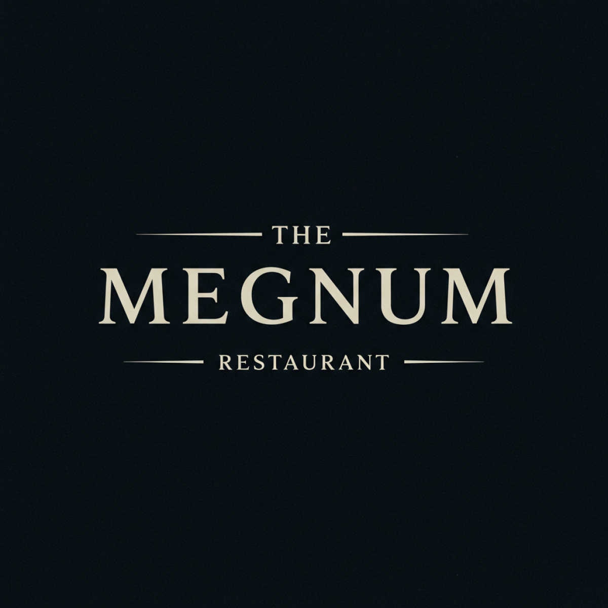 Tasarlayan Freelancetasarim-The Megnum Restoranı İçin Logo Tasarım.