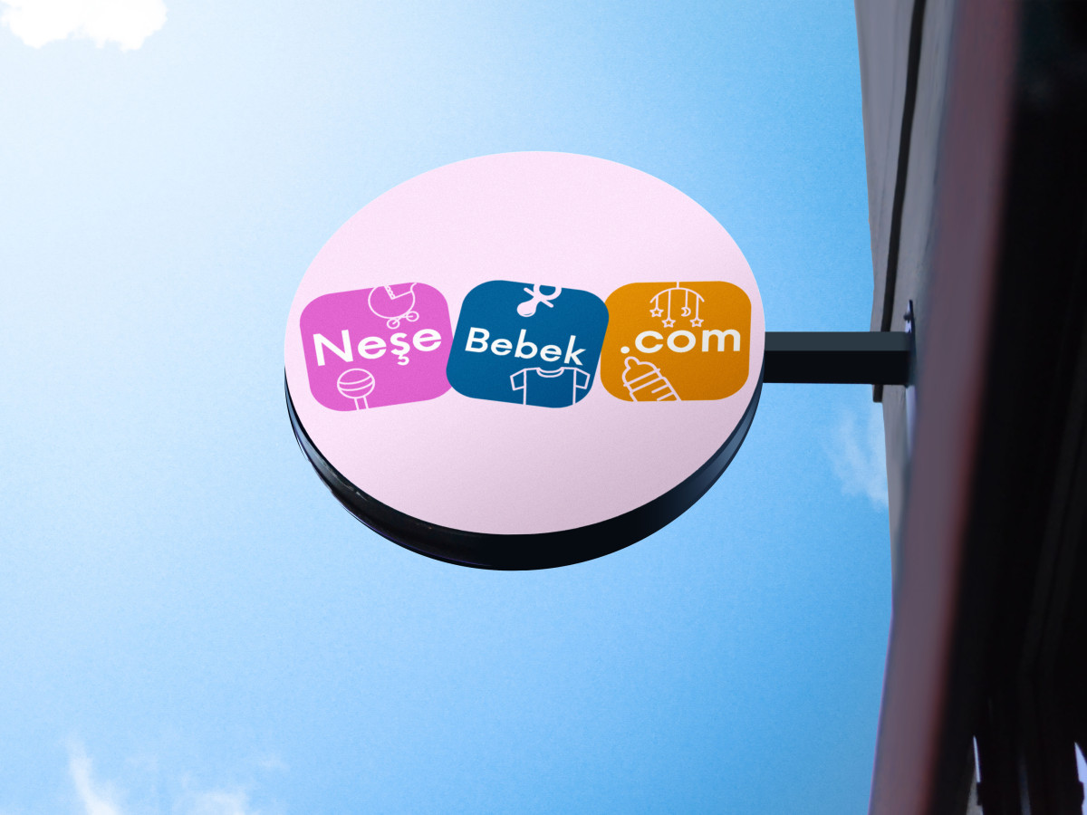 Tasarlayan TnrTrk-NeşeBebek.com Logo Tasarımı 355x100 px