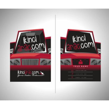 İKİNCİARAÇ İÇİN EN İYİ KARTVİZİT yarışmasına tasarımcı meryem06 tarafından sunulan  tasarım 