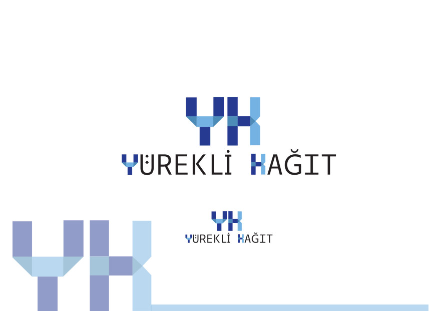 Yürekli Kağıt Yeni Logosunu Arıyor. yarışmasına tasarımcı muratgoktas tarafından sunulan  tasarım 