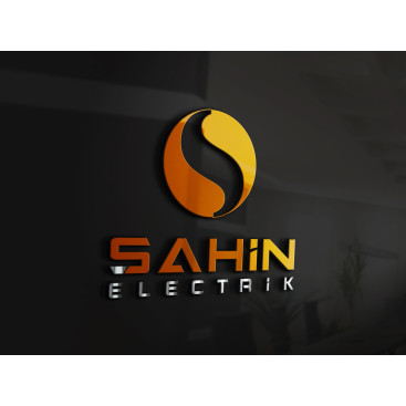 Şahin Elektrik Logo Tasarımı yarışmasına tasarımcı uaslanpay tarafından sunulan  tasarım 
