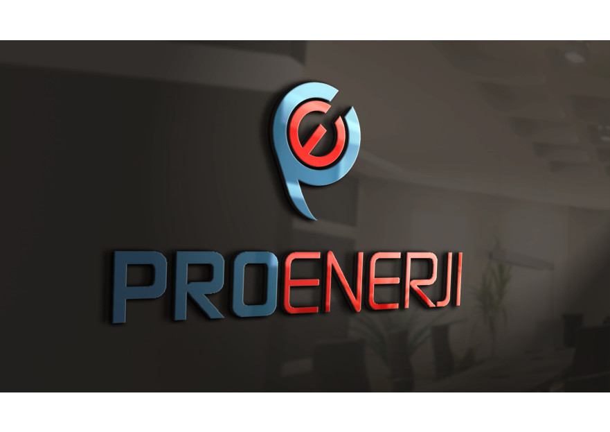 PROENERJİ Logo Tasarımı yarışmasına tasarımcı OnePixel tarafından sunulan  tasarım 