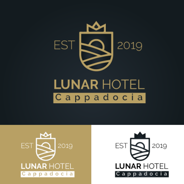 Kapadokya'da Hotel Logo ve Kurumsal Kiml yarışmasına tasarımcı volkancck tarafından sunulan  tasarım 