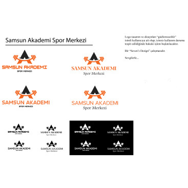 Samsun Akademi markasını oluşturmak  yarışmasına tasarımcı KPT10 tarafından sunulan  tasarım