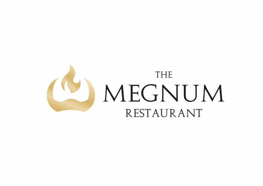 The Megnum Restoranı İçin Logo Tasarım. yarışmasına tasarımcı NovaX tarafından sunulan  tasarım 