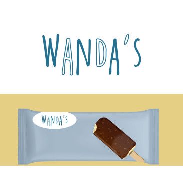 DONDURMA FİRMASI İÇİN ÖZGÜN LOGO TASARIM yarışmasına tasarımcı benebrar tarafından sunulan  tasarım 