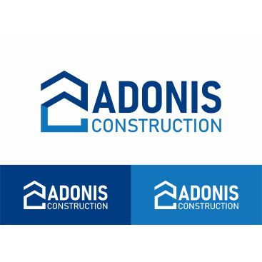 Adonis Construction Logo Tasarımı yarışmasına tasarımcı 443618 tarafından sunulan  tasarım 