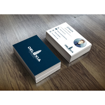 DELUXIA GAYRİMENKUL KARTVİZİT TASARIMI yarışmasına tasarımcı chikeo tarafından sunulan  tasarım 