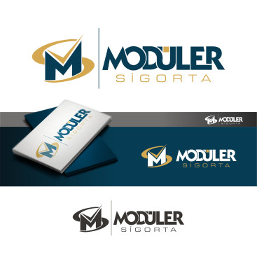 Modüler Sigorta Logo Tasarımı yarışmasına tasarımcı RΛPİDO tarafından sunulan  tasarım 