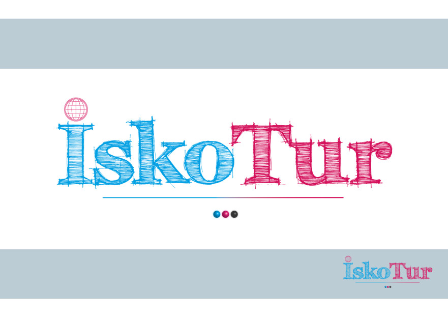İSKO TUR SEYAHAT ACENTASI LOGOSU yarışmasına tasarımcı Technozede tarafından sunulan  tasarım 