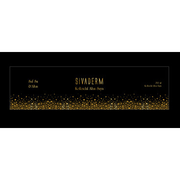 kolloidal  altınsuyu  etiket ve kutu  yarışmasına tasarımcı Velut Munis tarafından sunulan  tasarım 