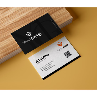 İnsan kaynakları için logo ve kartvizit  yarışmasına tasarımcı melihcoban tarafından sunulan  tasarım 