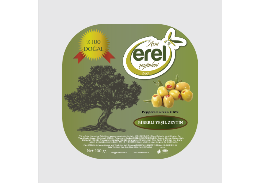 zeytin tasarımı kazanana zeytin kargo yarışmasına tasarımcı X203 tarafından sunulan  tasarım 