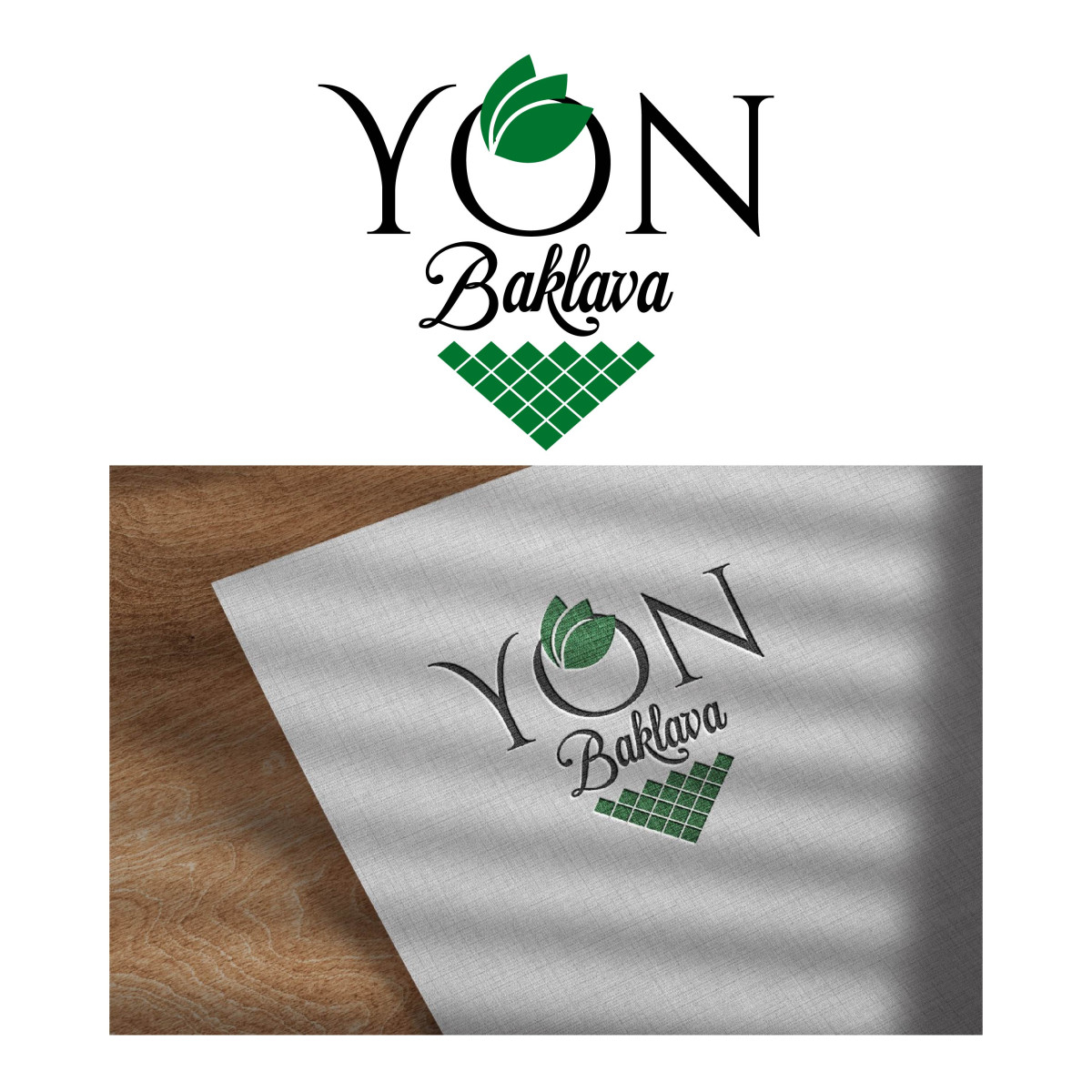 Tasarlayan SultBade-Yön Baklava şirketimiz için sade ve şık