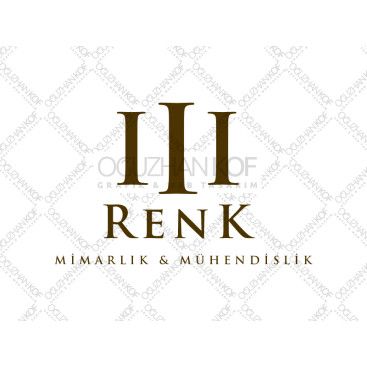 3 RENK MİMARLIK LOGO TASARIMI yarışmasına tasarımcı oguzhankof tarafından sunulan  tasarım 