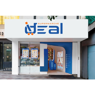 Market zinciri icin bir logo yarışmasına tasarımcı ALFA™ tarafından sunulan  tasarım 