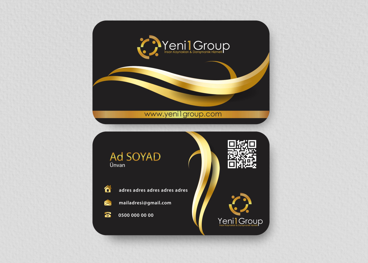 Tasarlayan A.yustas-İnsan kaynakları için logo ve kartvizit 