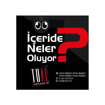 TUAL MİMARLIK - AFİŞ TASARIMI  yarışmasına tasarımcı yuygun tarafından sunulan  tasarım 