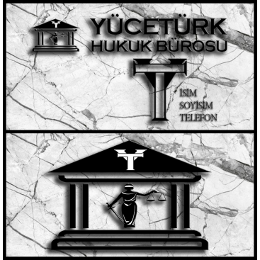 avukatlık ofisine logo ve kart tasarlama yarışmasına tasarımcı etufan tarafından sunulan  tasarım 