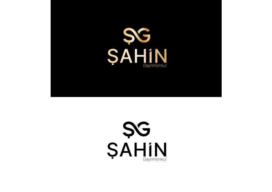 Şahin Gayrimenkul Logo + Kurumsal Kimlik yarışmasına tasarımcı rabiayilms tarafından sunulan  tasarım 