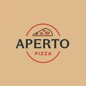 APERTO PİZZA LOGOSUNU ARIYOR yarışmasına tasarımcı Supreme-Striking tarafından sunulan  tasarım 