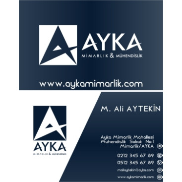 Kartvizit tasarımı yarışmasına tasarımcı prodesign tarafından sunulan  tasarım 