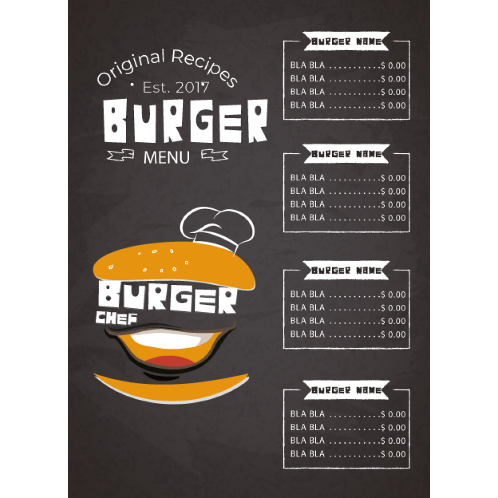 BURGERCHEF LOGO TASARIMI yarışmasına ofy tarafından girilen tasarım