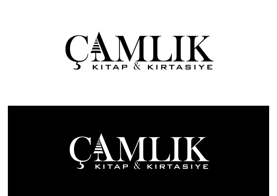 ÇAMLIK KİTAP-KIRTASİYE İÇİN LOGO TASARIM yarışmasına tasarımcı grfkismail tarafından sunulan  tasarım 