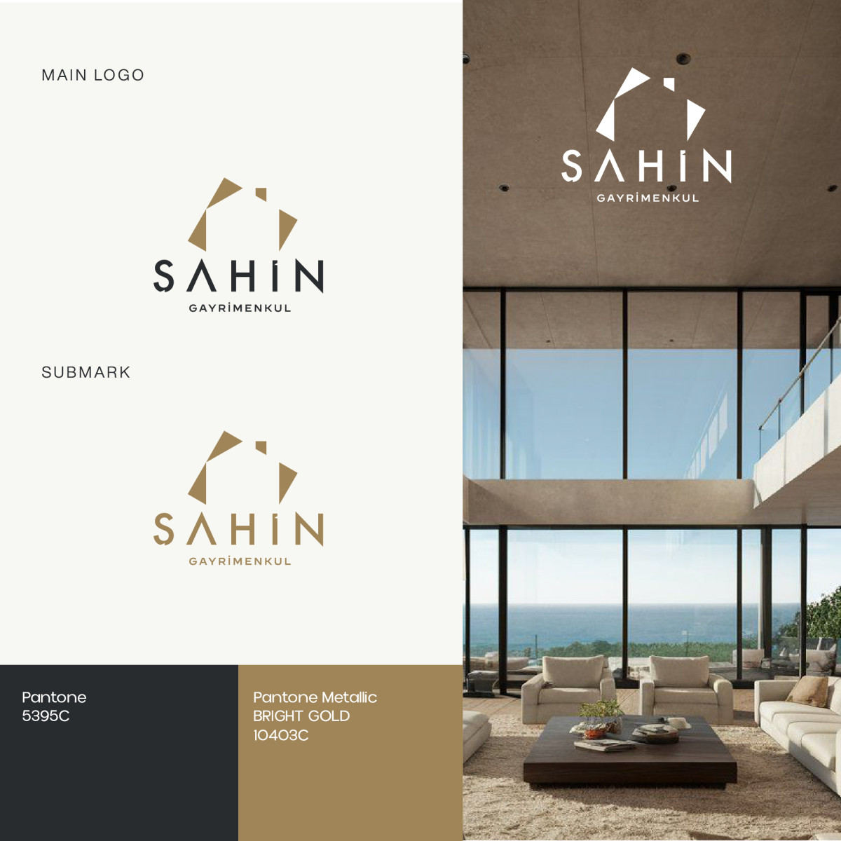 Tasarlayan redsockset-Şahin Gayrimenkul Logo + Kurumsal Kimlik