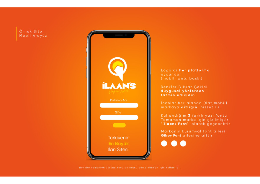 Yepyeni bir ilan sayfası ve dahası.. yarışmasına tasarımcı Yıldız Tozu tarafından sunulan  tasarım 