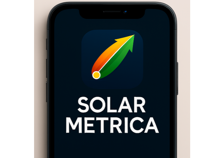 solarmetrica.com İçin Yenilikçi Logo yarışmasına tasarımcı inanç doğan tarafından sunulan  tasarım 