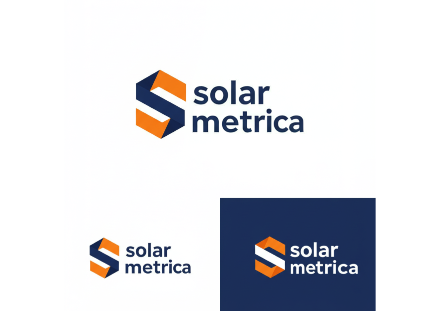 solarmetrica.com İçin Yenilikçi Logo yarışmasına tasarımcı Freelancetasarim tarafından sunulan  tasarım 