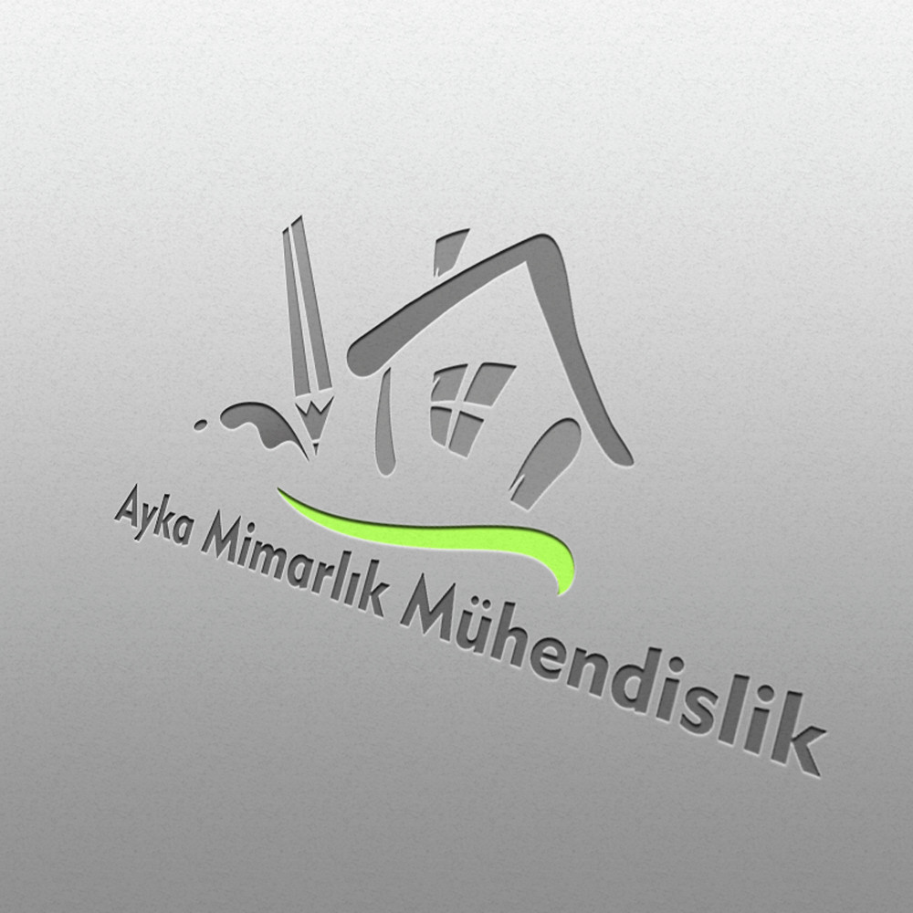 Mimarlık ofisi için logo yarışmasına AAE Grafik tarafından girilen tasarım