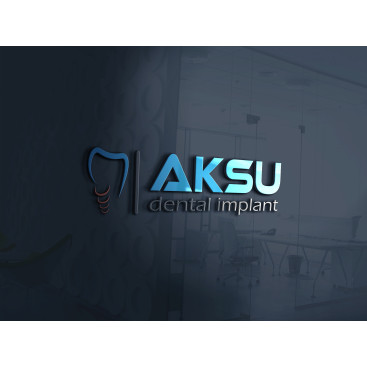 Aksu Dental İmplant Yeni Logosunu Arıyor yarışmasına tasarımcı MrCicik tarafından sunulan  tasarım 