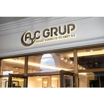 AYC Grup için logo tasarım yarışması yarışmasına tasarımcı wAres tarafından sunulan  tasarım 
