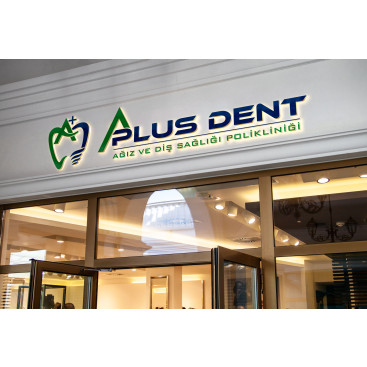 Diş klinigi logosu yarışmasına tasarımcı A.Güler tarafından sunulan  tasarım 