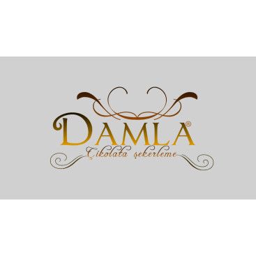 DAMLA Çikolata ve Şekerleme logo tasarım yarışmasına tasarımcı dream_design tarafından sunulan  tasarım 