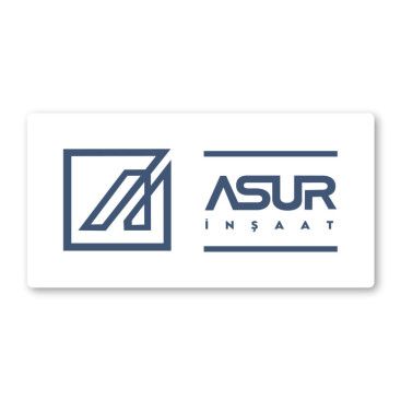ASUR İNŞAAT İÇİN LOGO TASARIM yarışmasına tasarımcı hcetinel tarafından sunulan  tasarım 