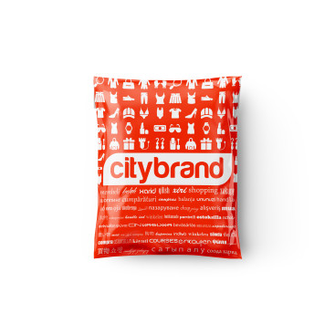 kargo poşeti logo tasarımı yarışmasına tasarımcı ALFA™ tarafından sunulan  tasarım 