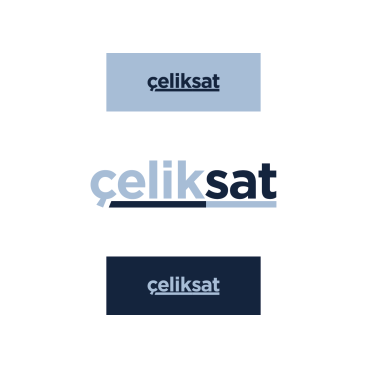 Çelik satışı yapan firmamız için logo yarışmasına tasarımcı Blash tarafından sunulan  tasarım 